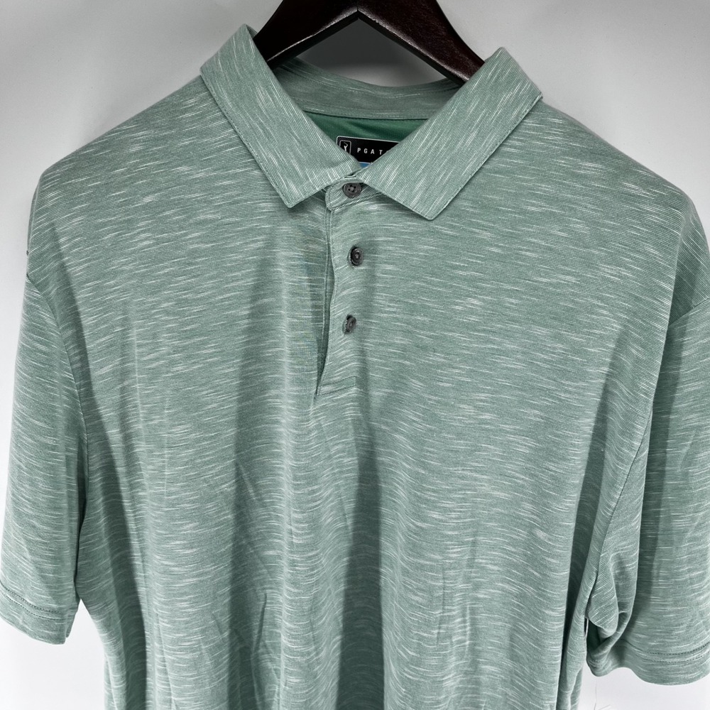 PGA Tour  golf polo shirt XL New with Tags, Defect:  little tear on right sleeve - Picture 2 of 6